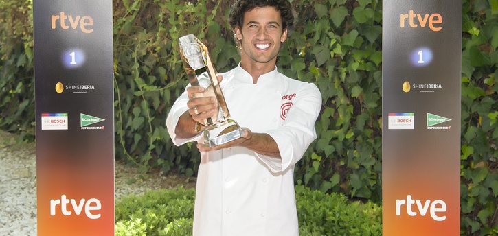 Jorge se proclama ganador de ‘MasterChef 5’ en una final con récord de temporada: casi 3,4 millones de espectadores y 25,9% de cuota