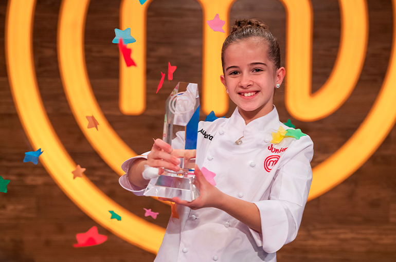 Aurora se convierte en la ganadora de ‘MasterChef Junior 8’ con un menú inspirado en su familia