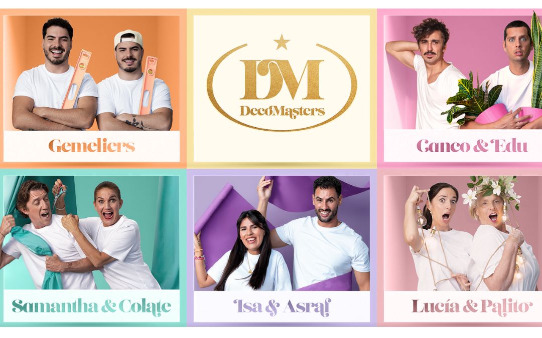 ‘DecoMasters’ ficha a sus primeras parejas de celebrities: cinco dúos imprevisibles